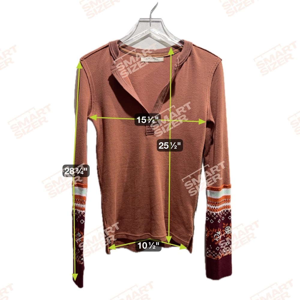 Free People Mikah Layering Cuff Henley Autumn - Picture 10 of 10